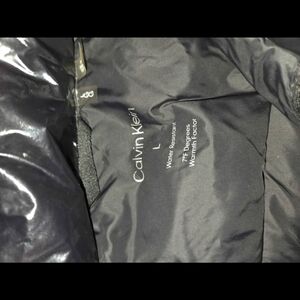 Calvin Klein Black Water Resistant Coat